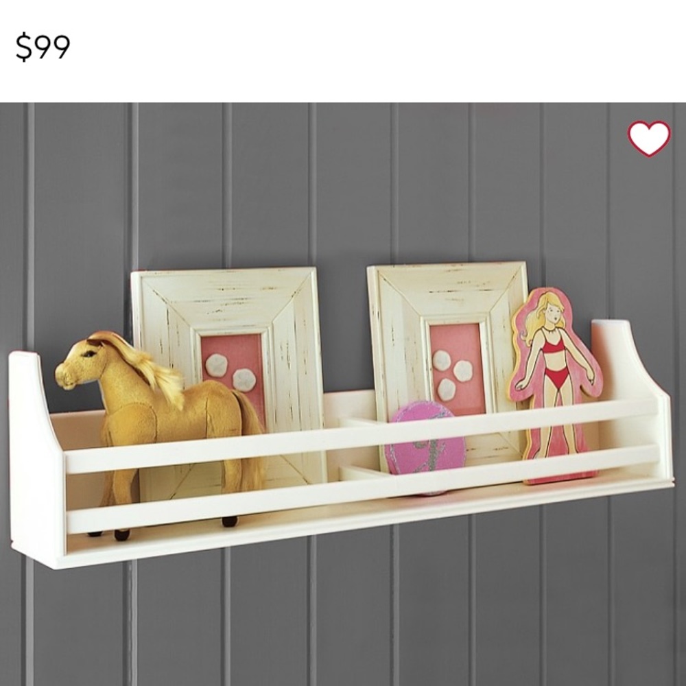 Set of 4 Pottery Barn Collector’s Shelves - Navy Blue